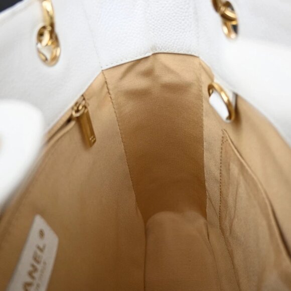 CHANEL CC Logo PST Chain Shoulder Bag Grained Calfskin Leather WE GHW 620RL281 - Picture 3 of 16